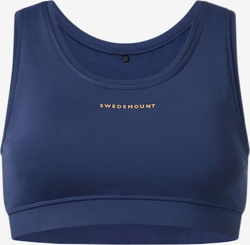 SWEDEMOUNT Sports Bra 'Core' in Blue: front