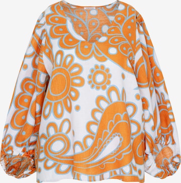 T-shirt 'The Statement Prints' SEIDENSTICKER en orange : devant