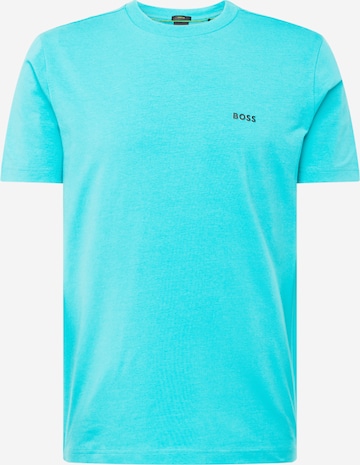 T-Shirt BOSS en vert : devant