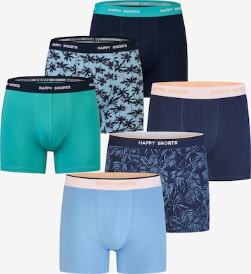Happy Shorts - Boxers ' Tropic-Prints ' em azul: frente