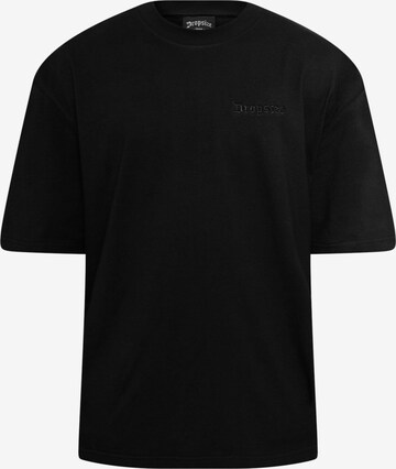 T-Shirt Dropsize en noir : devant