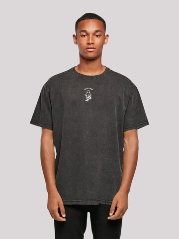 F4NT4STIC Shirt 'Boo Crew Halloween' in Black: front