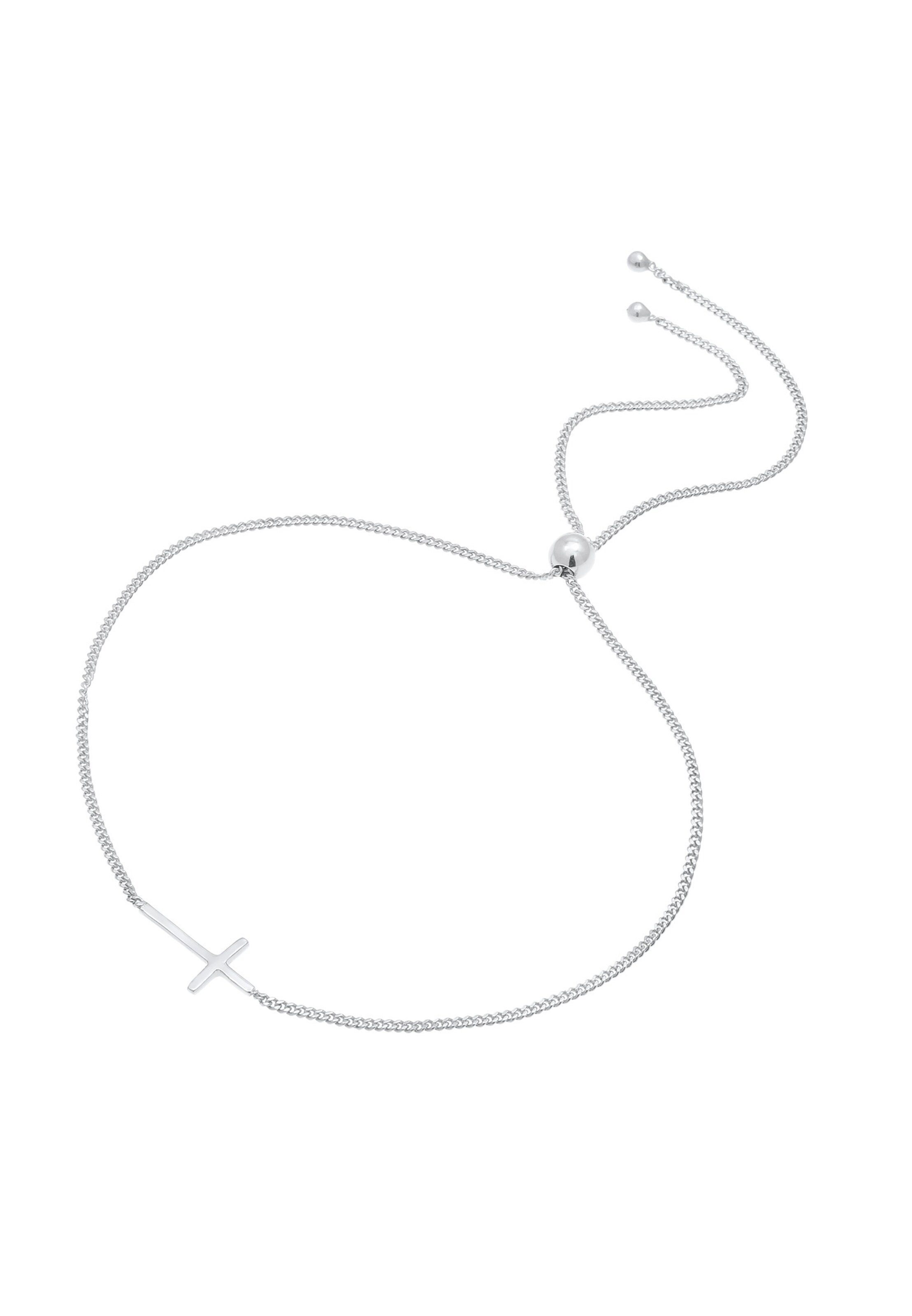 ELLI Armband Kreuz, Kugel in Silber