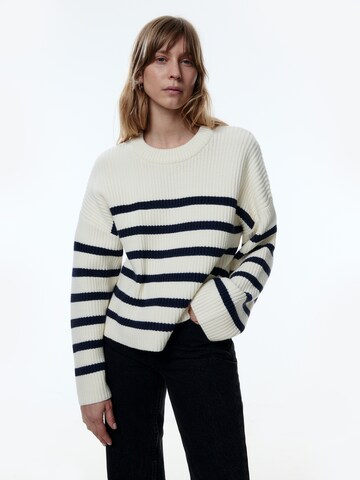 Pullover 'Floria' di EDITED in beige: frontale