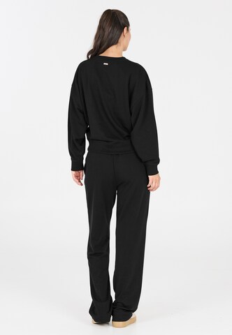Athlecia Sweatshirt 'Crecy' in Schwarz