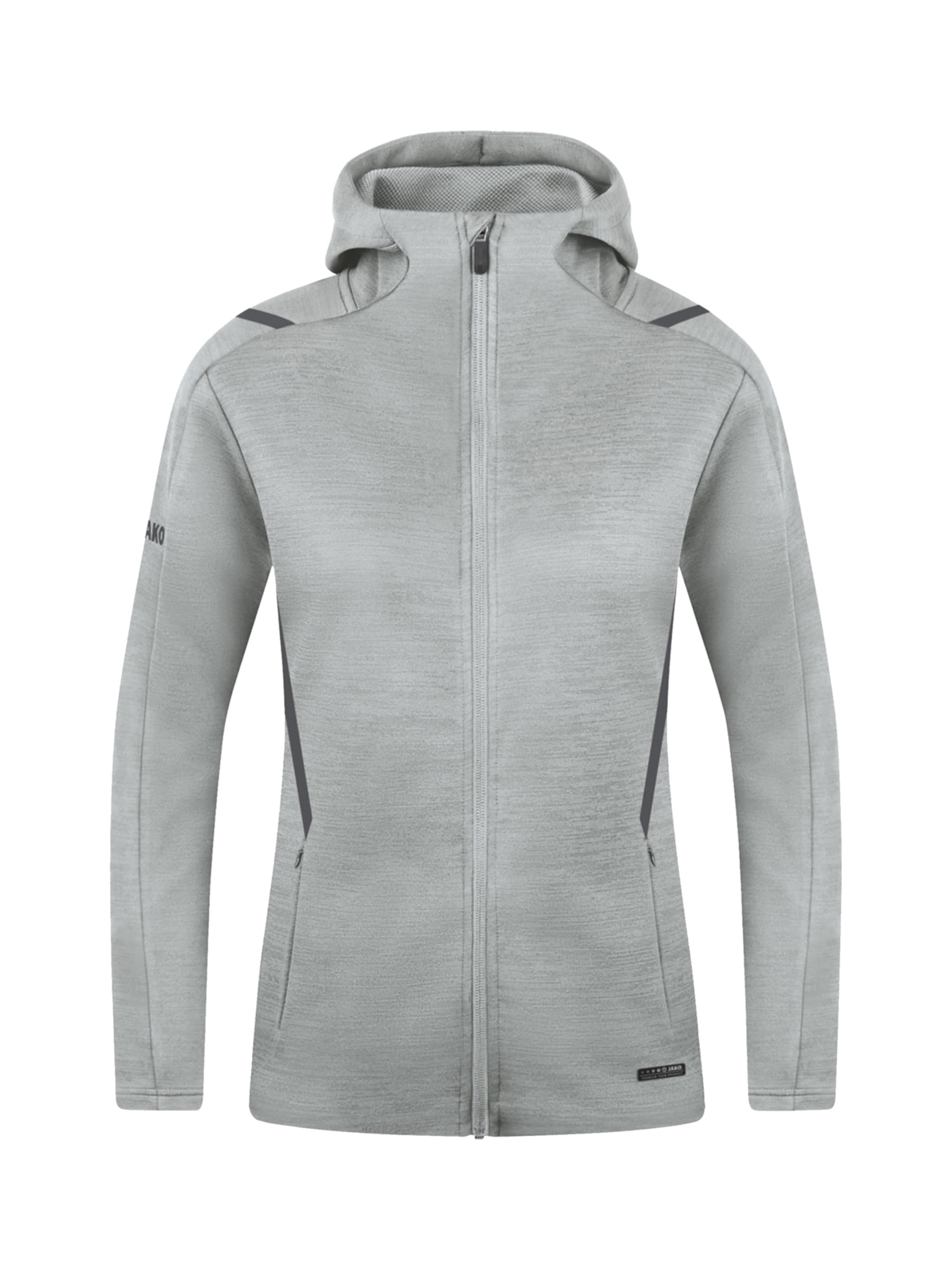 JAKO Sportjacke in Grau: Vorderseite