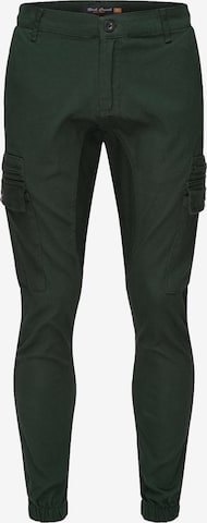 Rock Creek Tapered Cargo Pants in Green: front