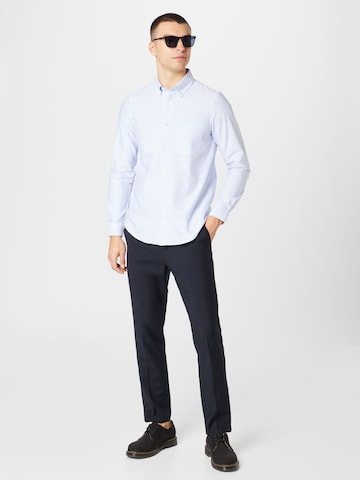 Harmony Paris Regular fit Button Up Shirt 'CELESTIN' in Blue