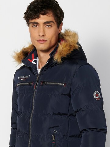 KOROSHI Winter Jacket in Blue