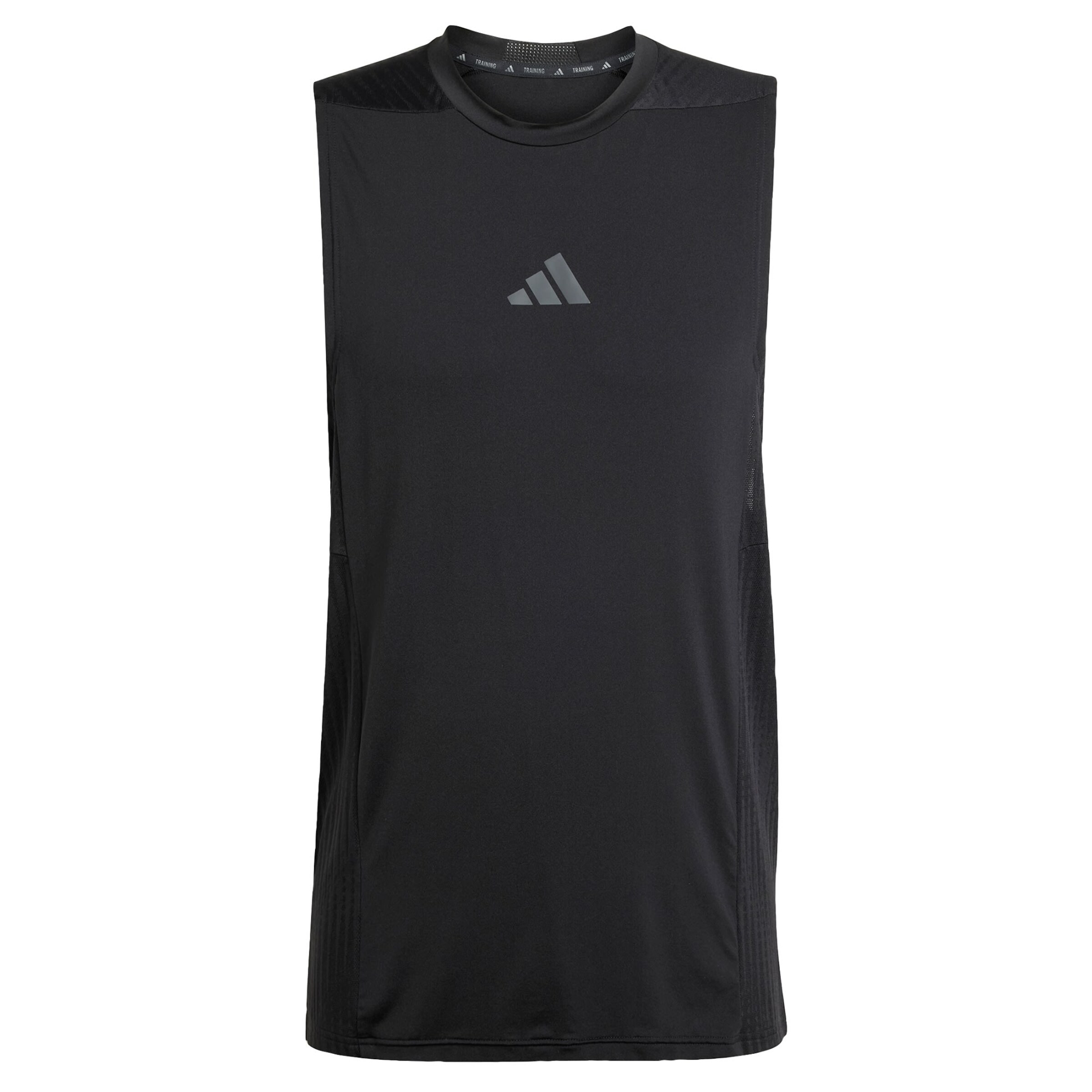 ADIDAS PERFORMANCE Functioneel shirt 'Designed For Training Intensity' in Zwart: voorkant
