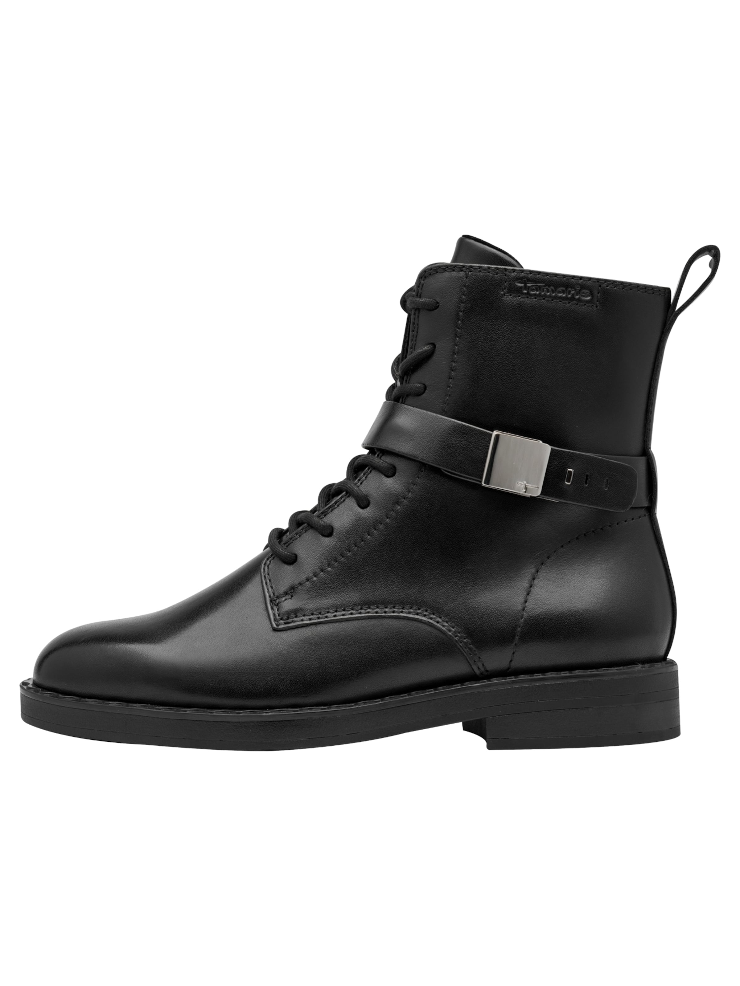 Bottines à lacets Tamaris en noir
