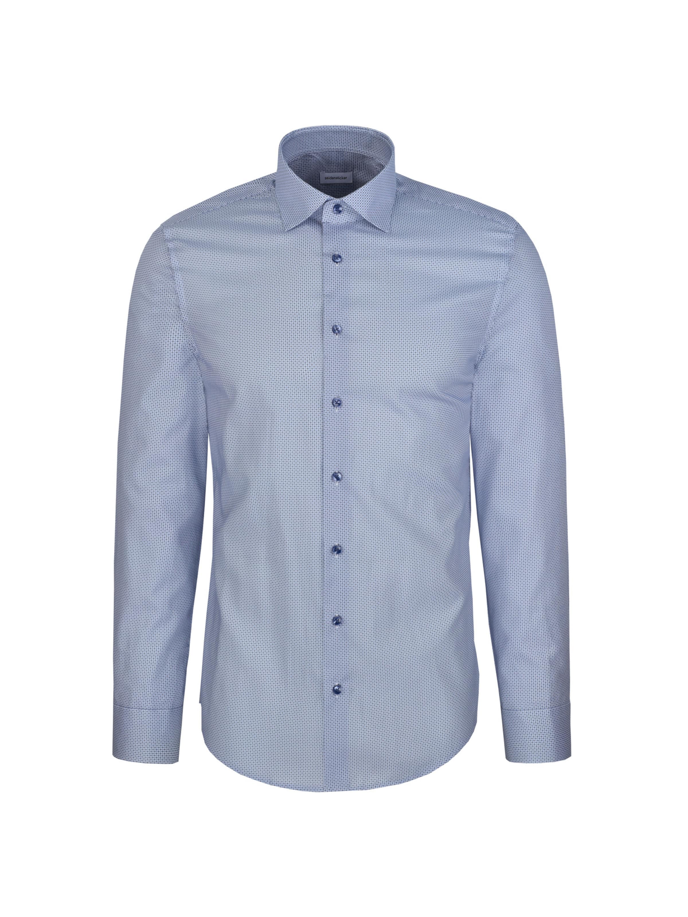 Chemise business SEIDENSTICKER en bleu : devant