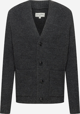 TOM TAILOR DENIM Knit Cardigan in Grey: front