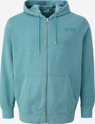 s.Oliver Zip-Up Hoodie in Blue: front