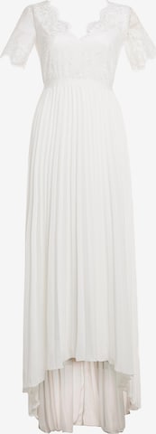 Studio Untold Evening Dress in White: front