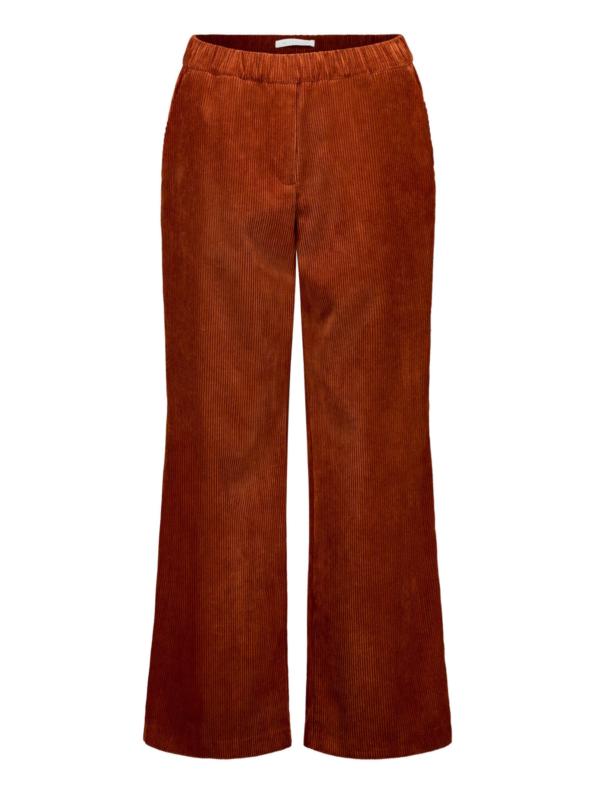 Pantalon Betty & Co en marron : devant
