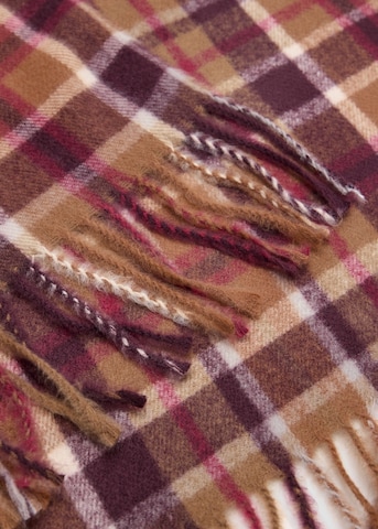 MANGO Scarf 'MONTREAL' in Brown