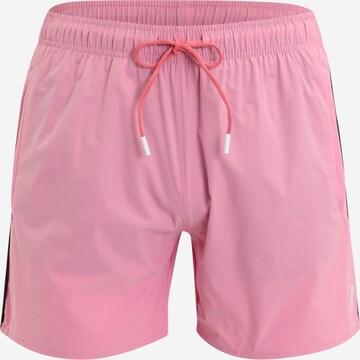 BOSS Ujumispüksid 'Iconic', värv roosa: eest vaates