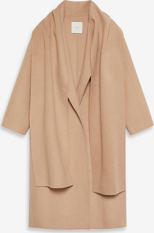 Manteau mi-saison Calvin Klein en beige : devant