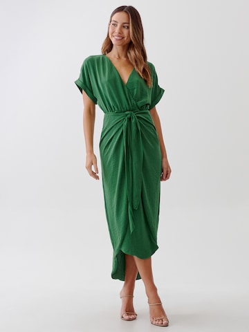 Robe 'RAVEN DRESS' Tussah en vert