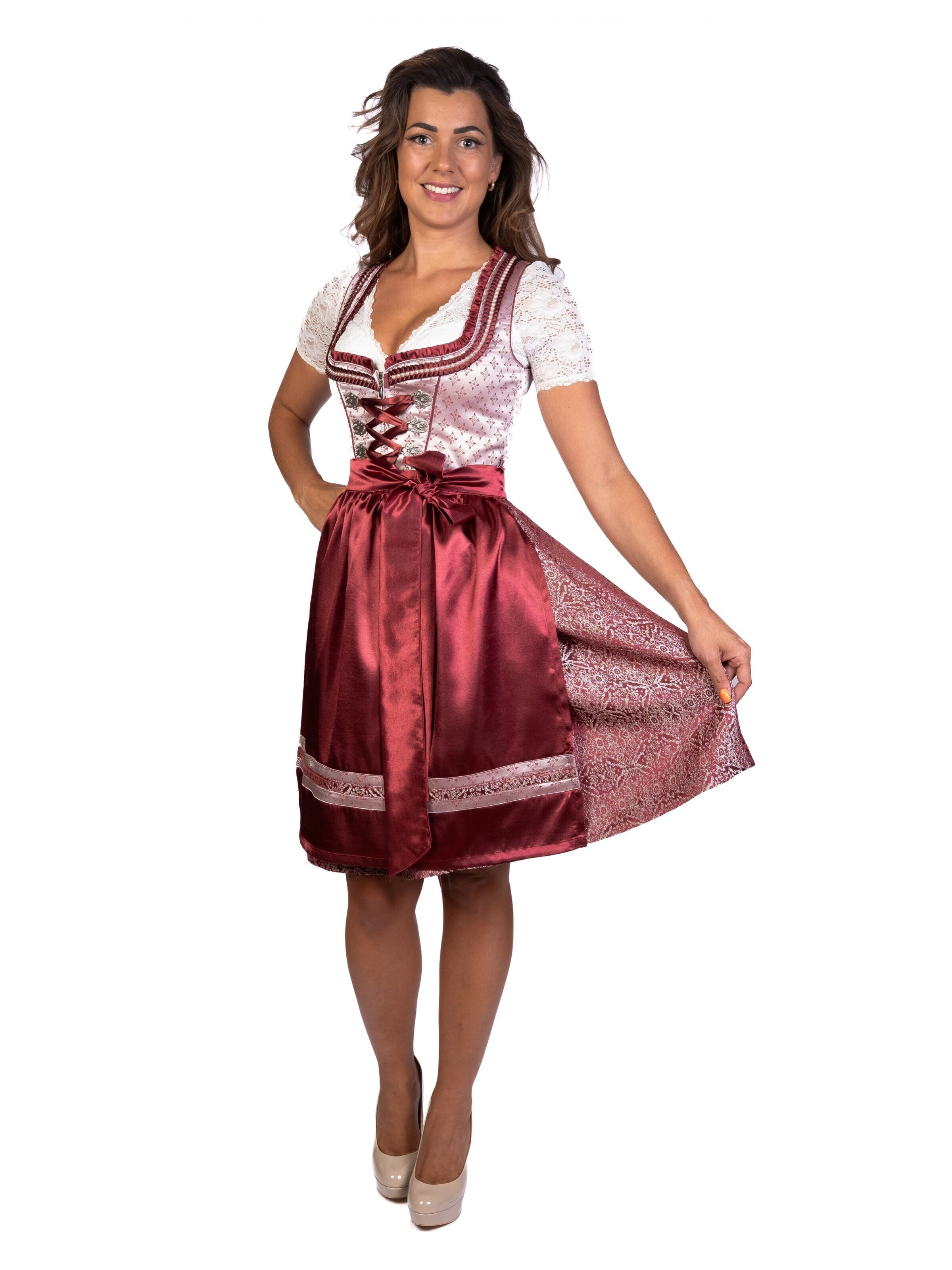 Trachtl Dirndl‌‌‌‌‌‌‌‌‌ in Rot