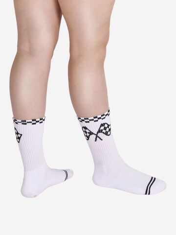 UNABUX Socks 'Touchdown' in White