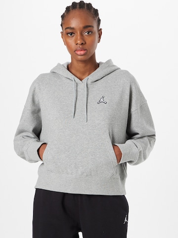 Sweat-shirt Jordan en gris : devant