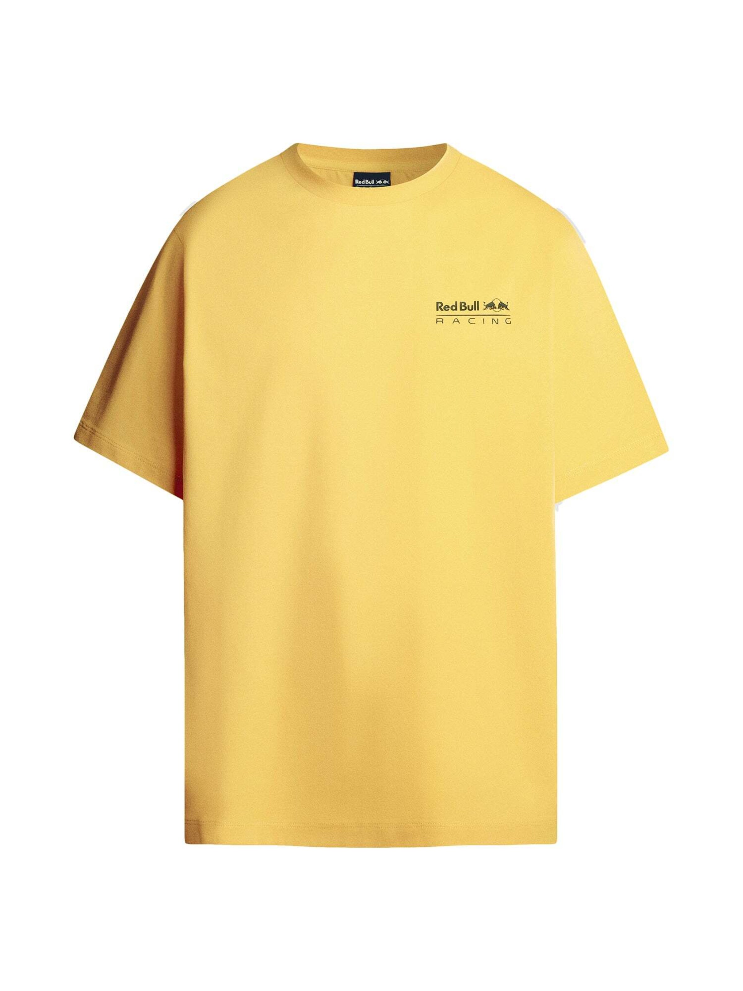 Red Bull Racing x Pepe Jeans Shirt 'Red Bull Racing x Pepe Jeans' in Geel: voorkant