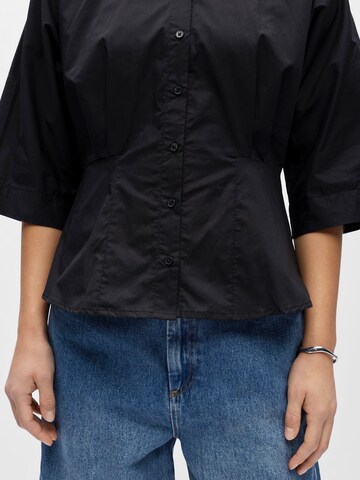 Camicia da donna 'OBJMerle Hope' di OBJECT in nero
