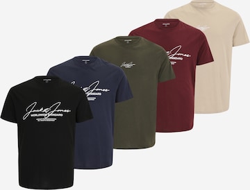 Jack & Jones Plus Paita 'JJCOVER' värissä beige: etupuoli