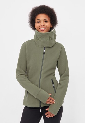 BENCH Fleecejacke in Grün: Vorderseite