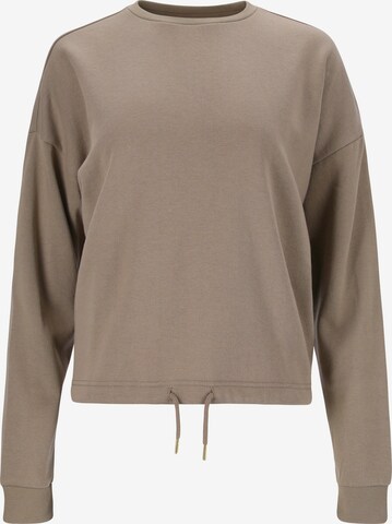 Athlecia Sportief sweatshirt 'Soffina' in Grijs: voorkant