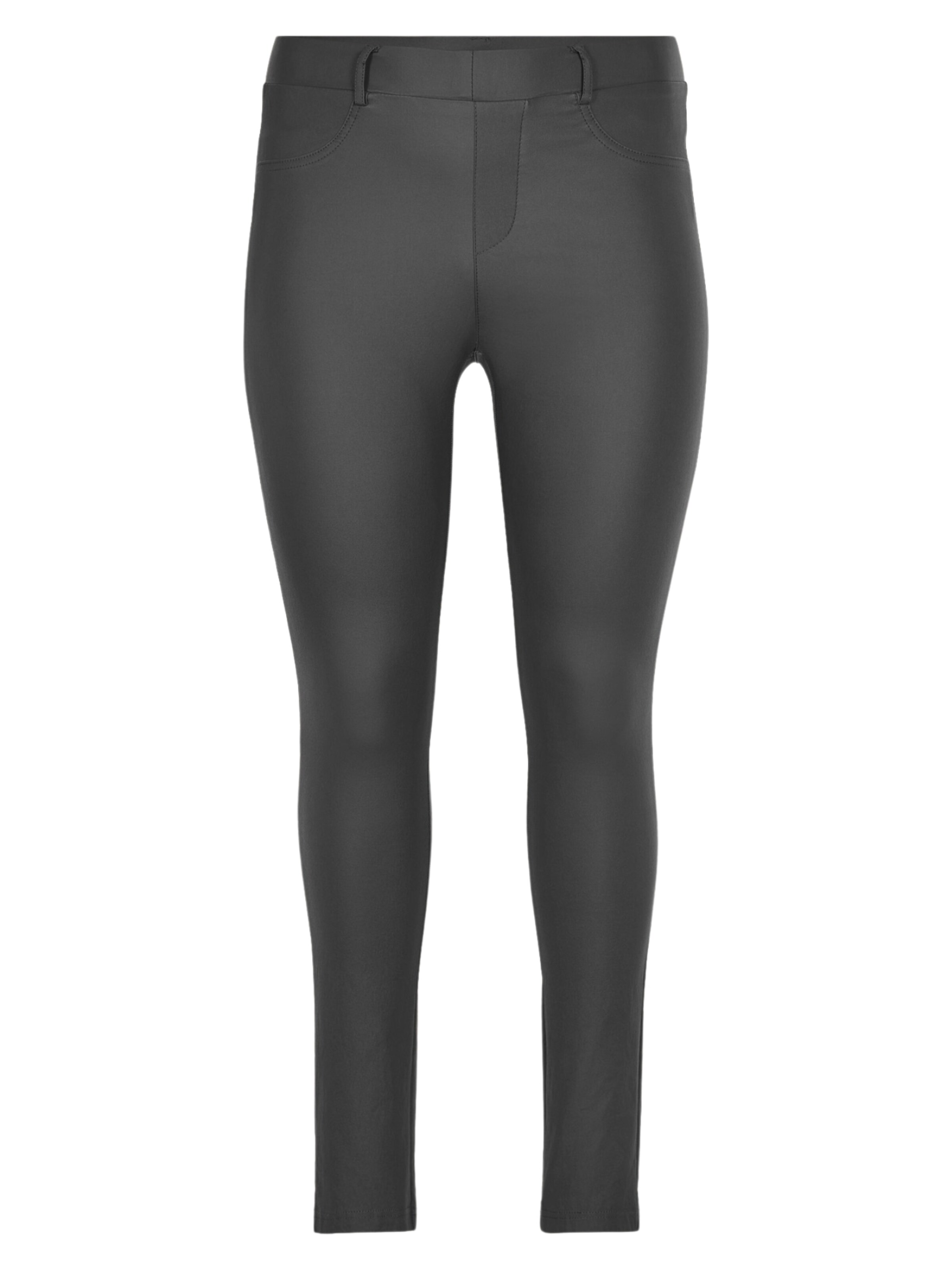 SANDGAARD Skinny Pants 'Dublin' in Grey: front