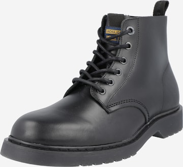 JACK & JONES Lace-Up Boots 'HASTINGS' in Grey: front