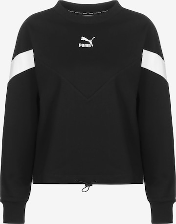 PUMA Sweatshirt in Zwart: voorkant