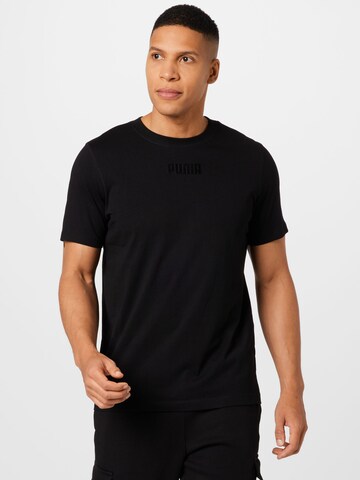 PUMA Shirt in Zwart: voorkant