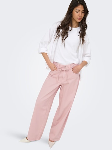 ONLY Loose fit Jeans in Pink