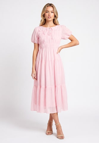 faina - Vestido en rosa: frente