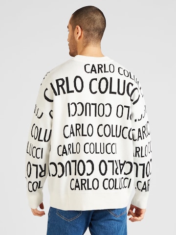 Pull-over Carlo Colucci en blanc