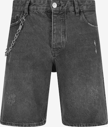 2Y Premium Loosefit Jeans in Grijs: voorkant