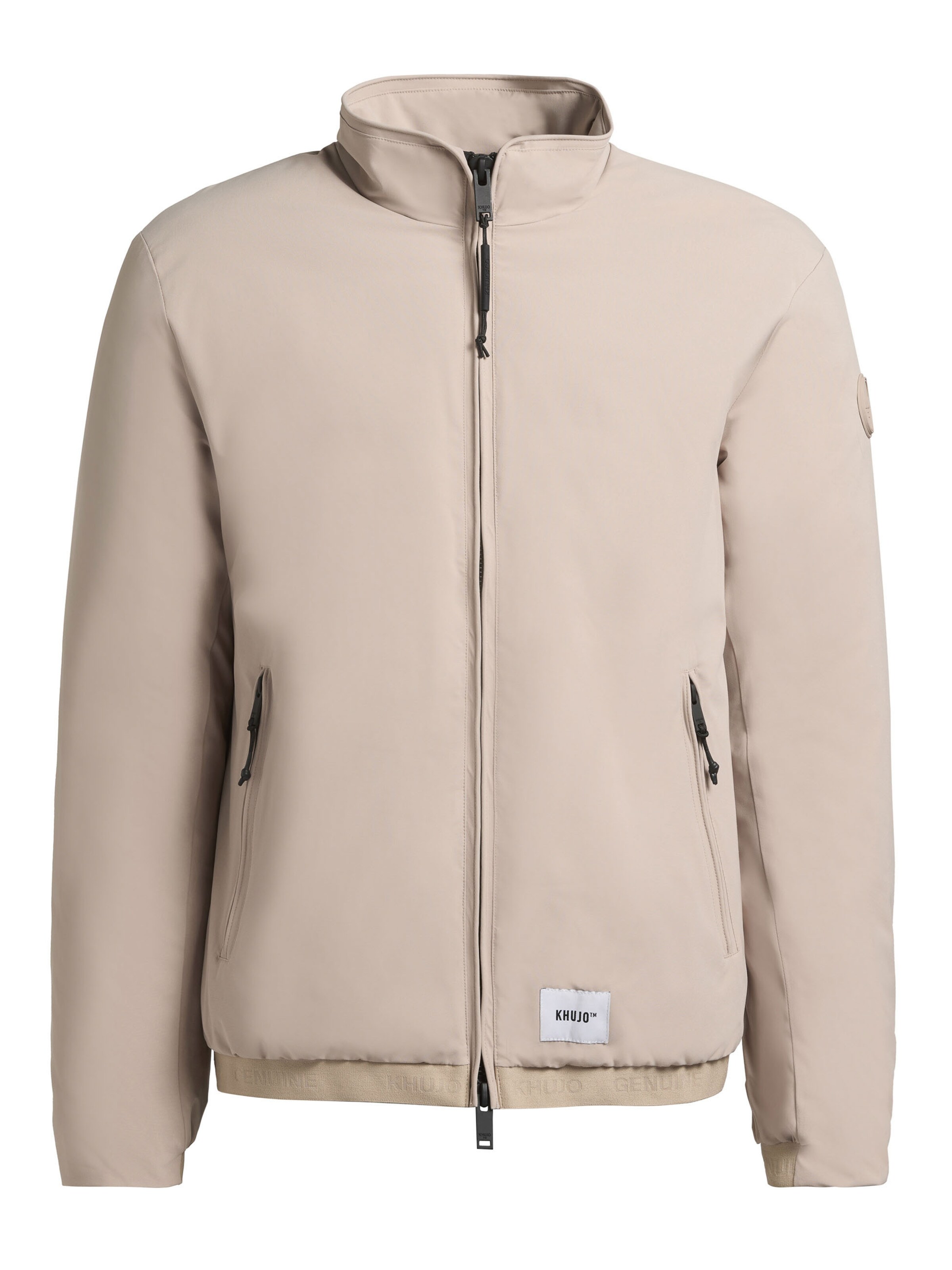 khujo Jacke 'Oke' in Beige: Vorderseite