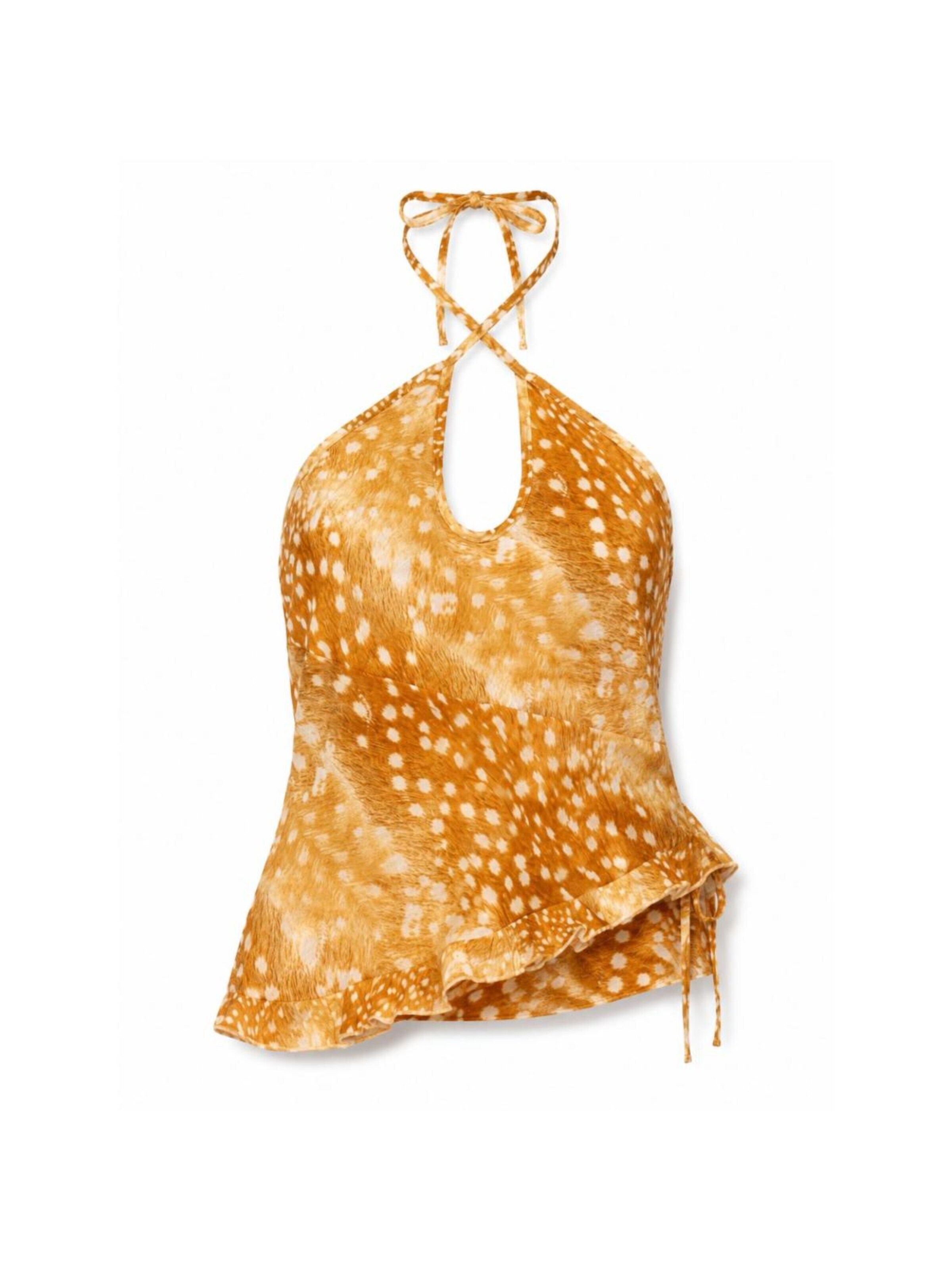 Carmen Says - Top 'TOP ECSTASY' en amarillo: frente