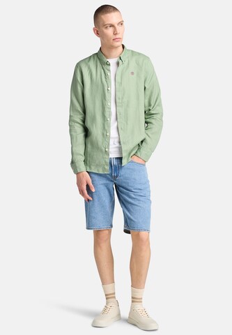 Coupe regular Chemise 'Mill Brook' TIMBERLAND en vert