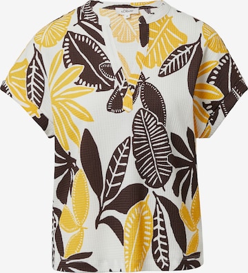 s.Oliver Bluse in Beige: Vorderseite