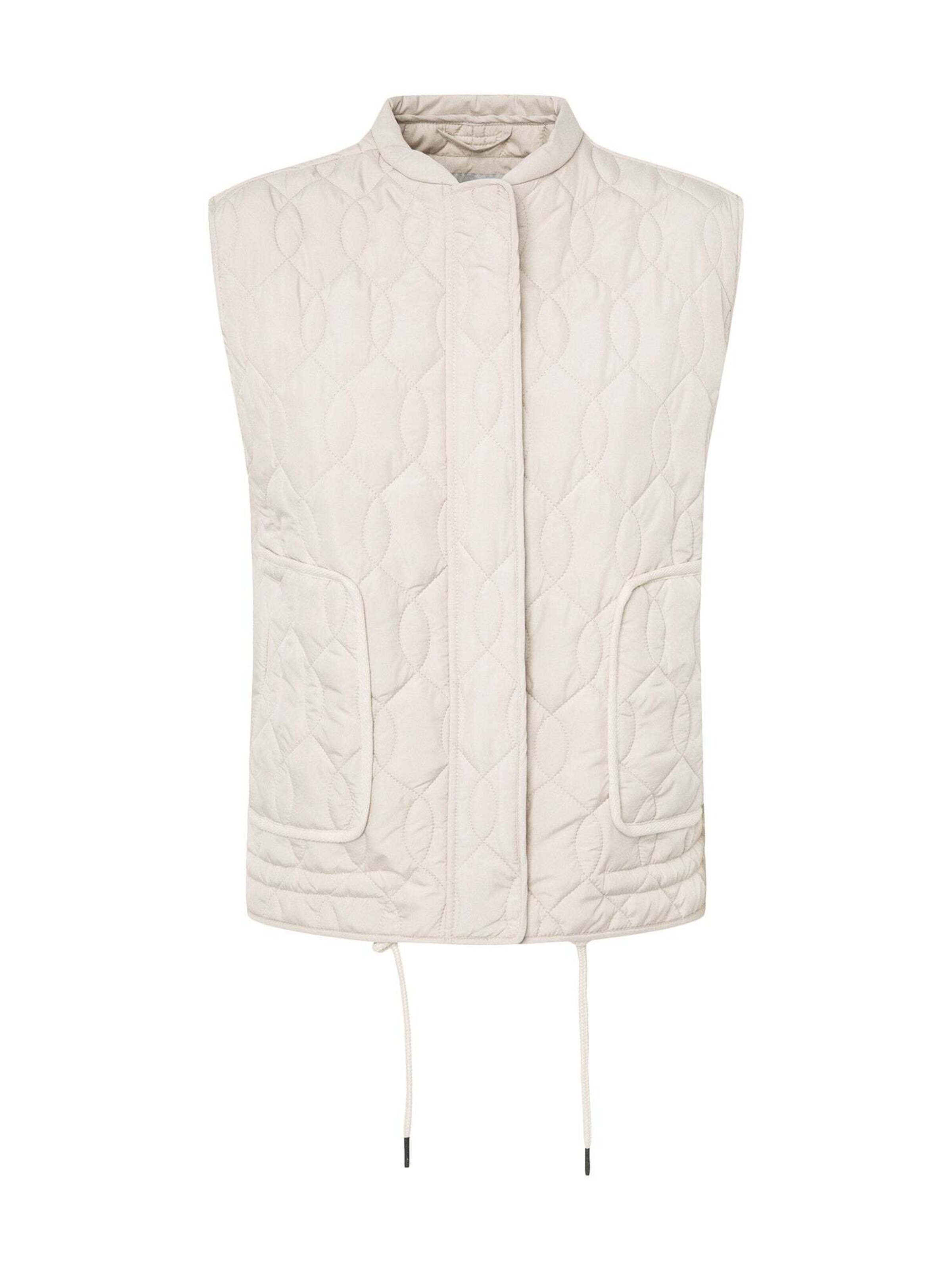 Pepe Jeans Bodywarmer 'Ali' in Wit: voorkant