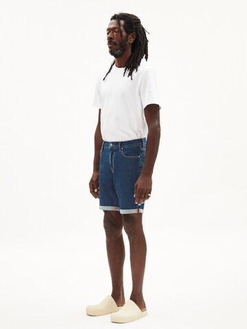 ARMEDANGELS Slimfit Shorts 'Nail' in Blau