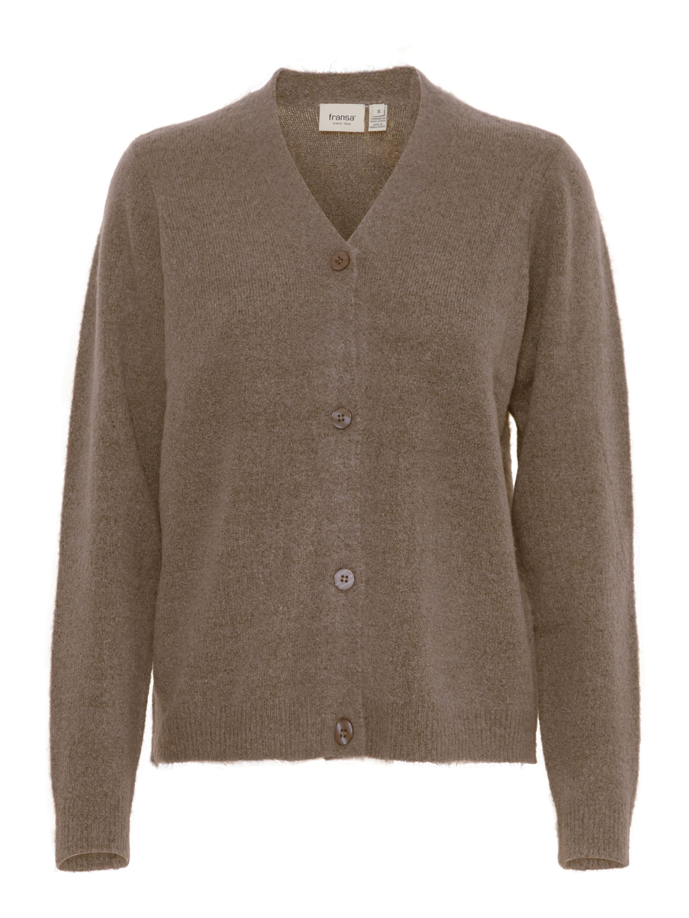 Cardigan Fransa en gris : devant