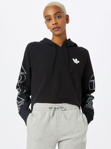 ADIDAS ORIGINALS Sweatshirt in Schwarz: Vorderseite