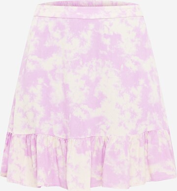 PIECES Curve Skirt 'Nya' in Purple: front