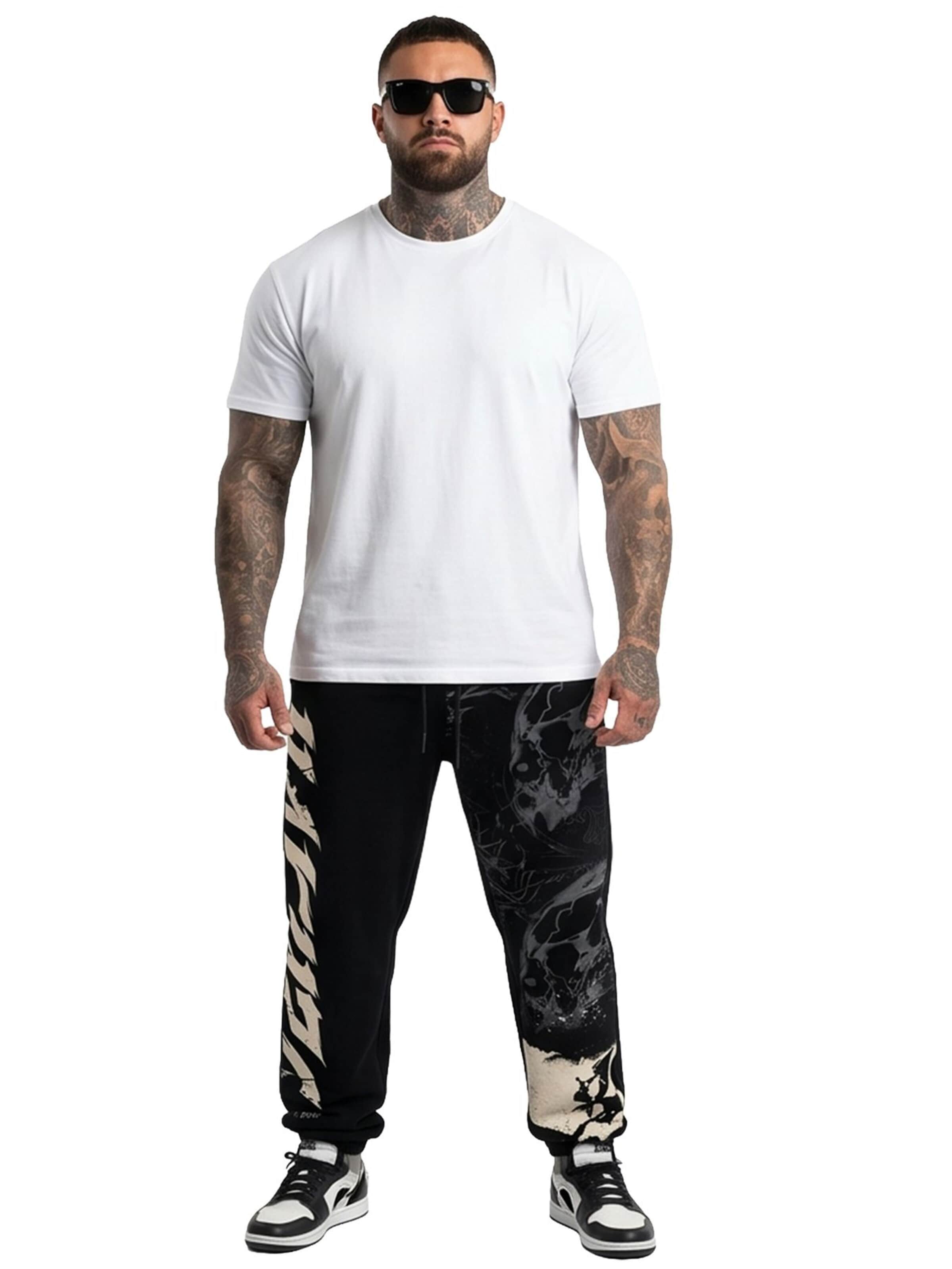 Yakuza Regular Workout Pants 'Liquid' in Black